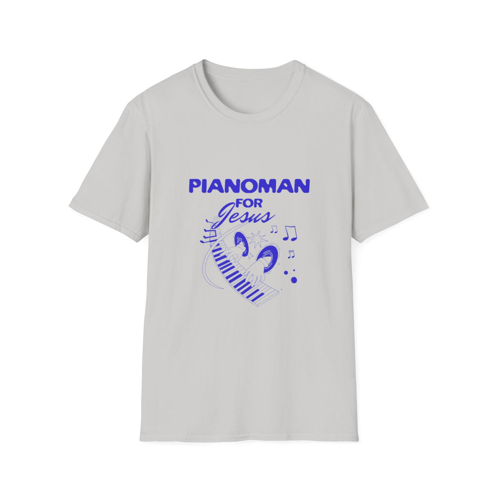 Pianoman for Jesus T-Shirt — Christian Musician Tee