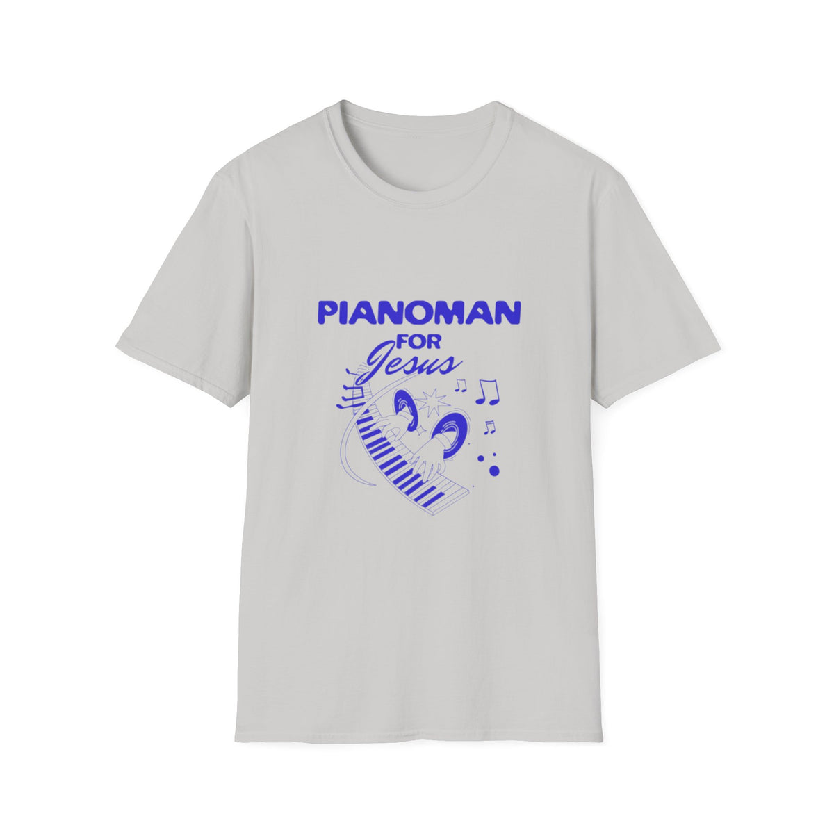 Pianoman for Jesus T-Shirt — Christian Musician Tee