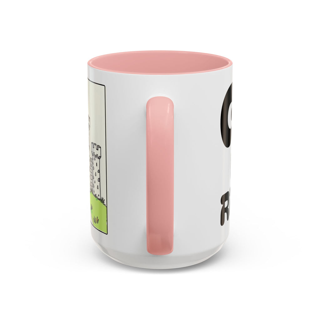God Is My Refuge — Castle Accent Coffee Mug — 11/15oz Christian Inspirational Gift