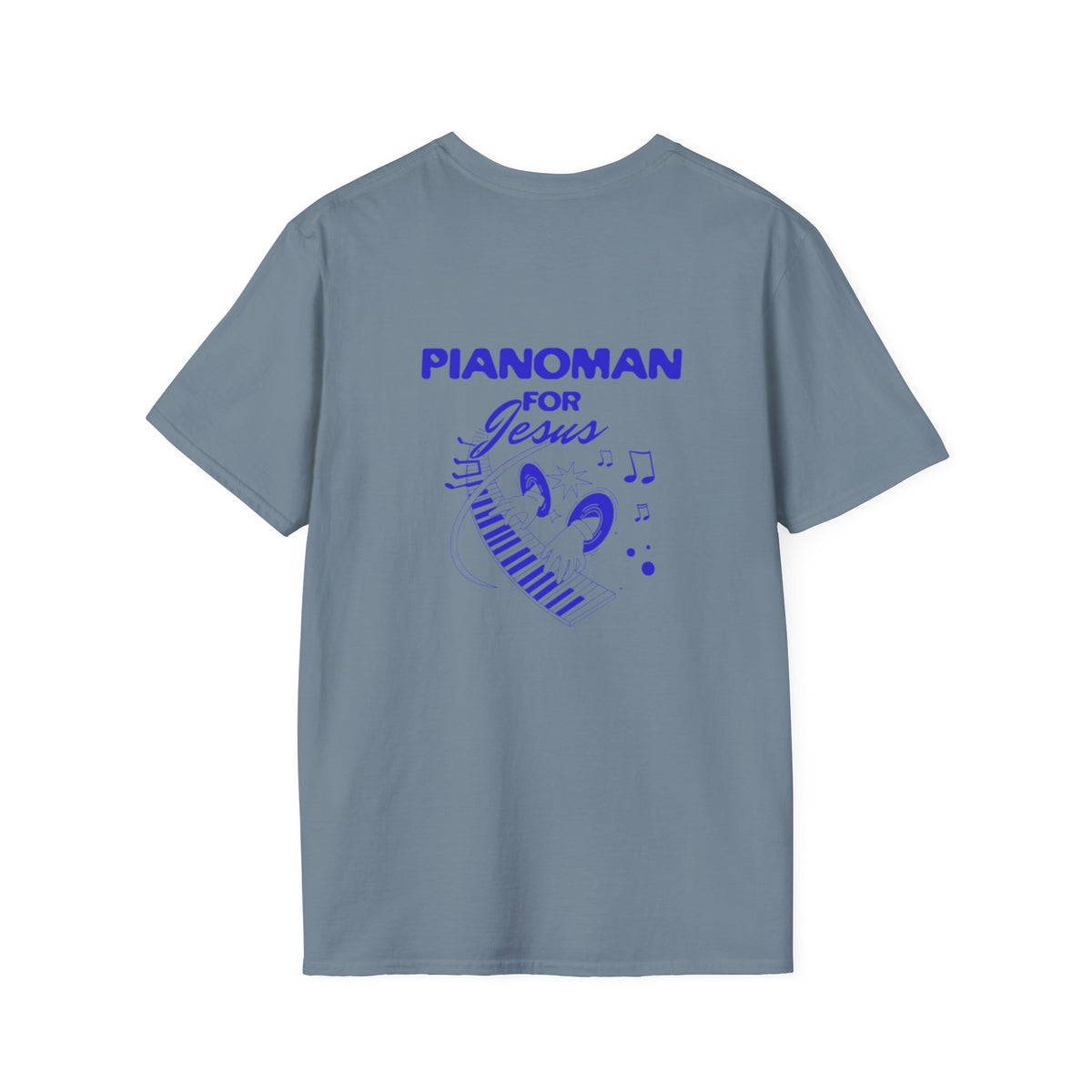 Pianoman for Jesus T-Shirt — Christian Musician Tee