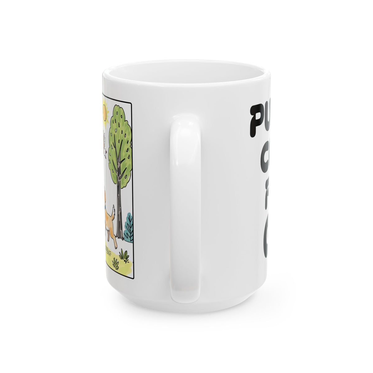 Pure Joy Comes From God Ceramic Mug — Inspirational Faith Coffee Cup (11oz/15oz)