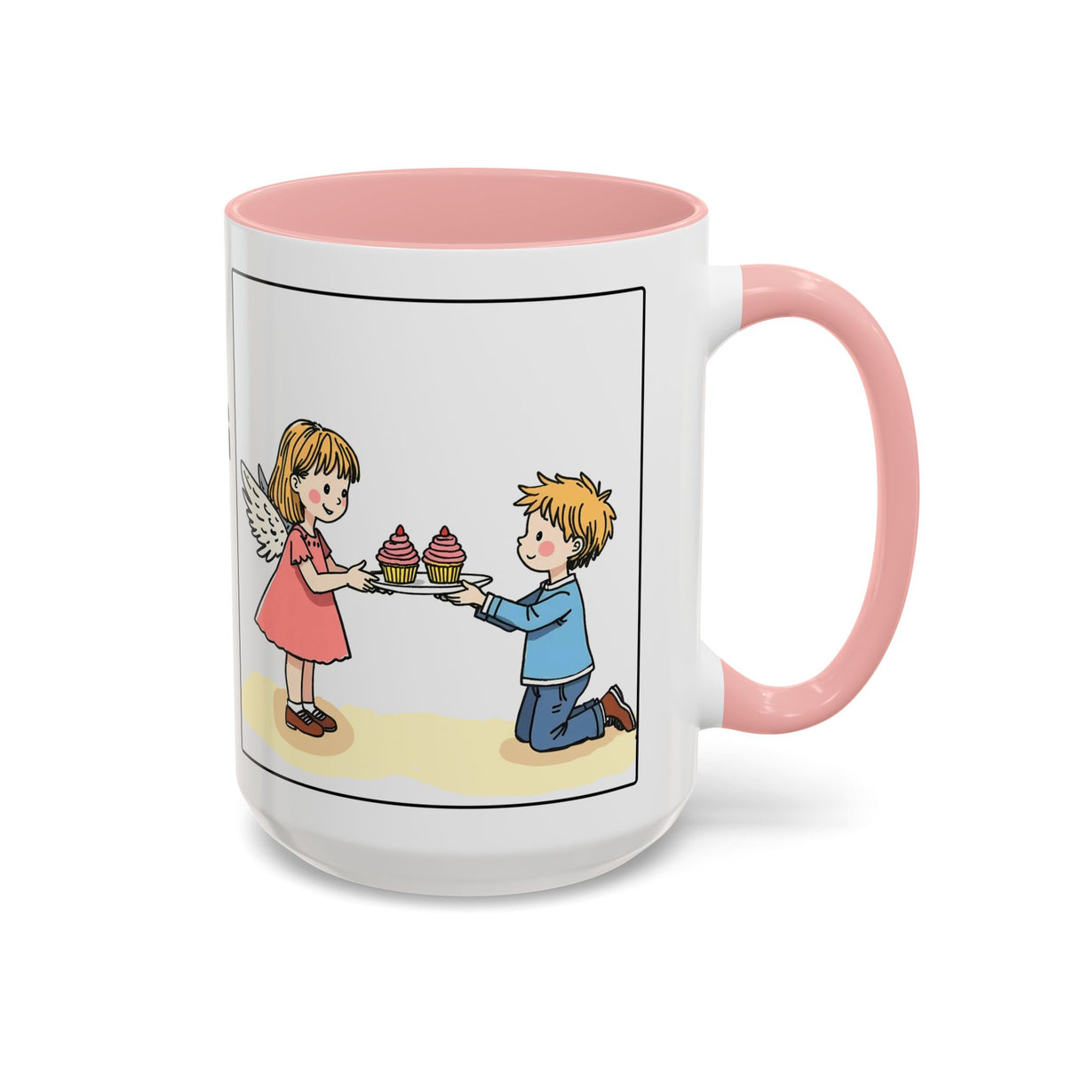 Do Everything With Love II —  Accent Coffee Mug — Inspirational Kid-Friendly Ceramic Mug (11/15oz)