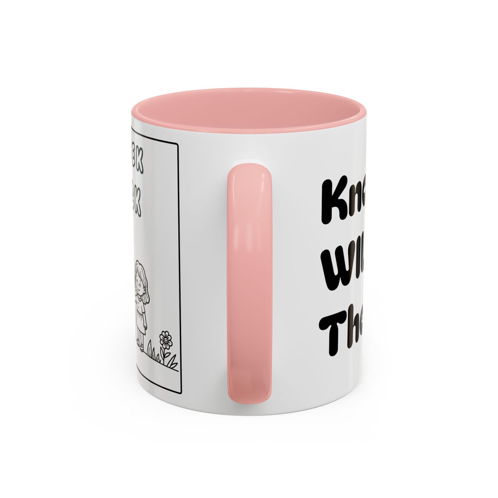 Knock And I WILL Open The DOOR! – Inspirational  Christian Encouragement Tea Cup (11/15oz)