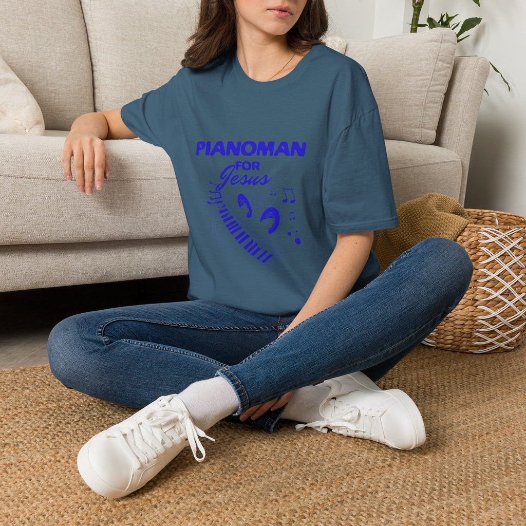 Pianoman for Jesus T-Shirt — Christian Musician Tee