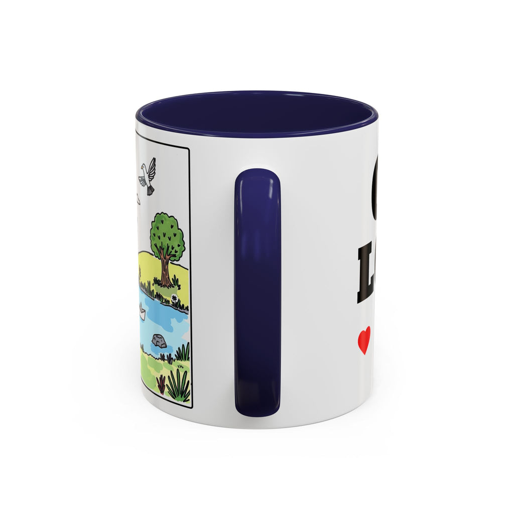 God Loves Me — Accent Coffee Mug —  Inspirational Kids Scene Ceramic Mug (11/15oz)