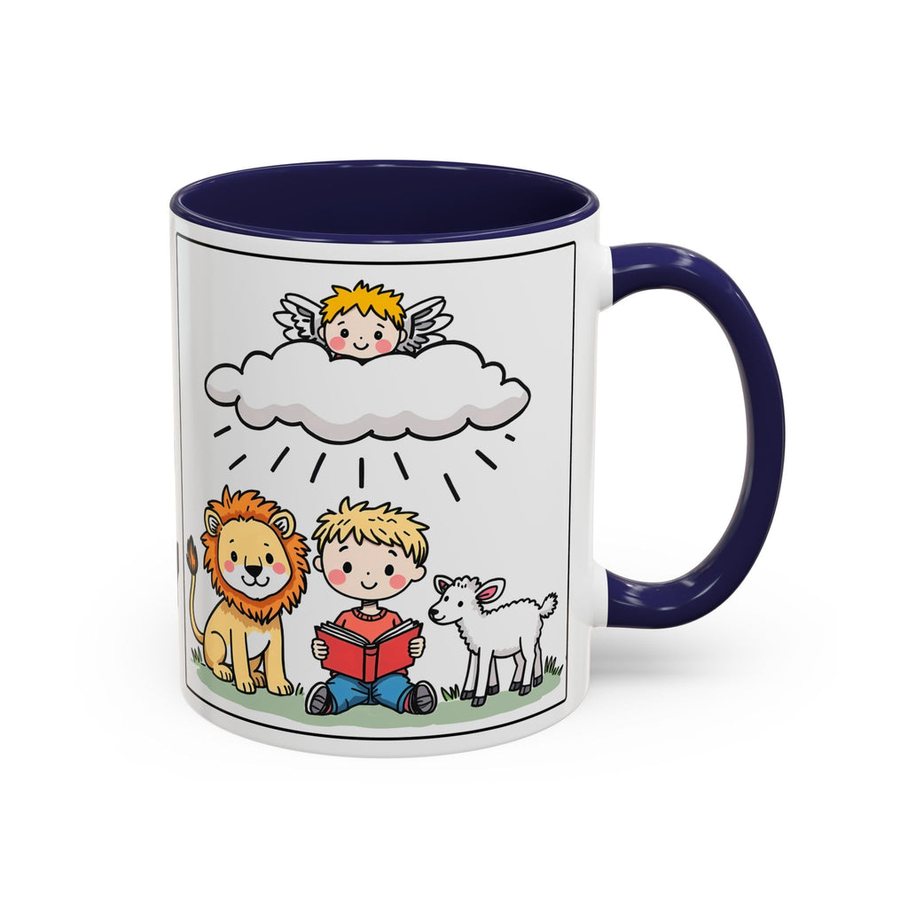 I Read About God Every Day II — Kids Christian Accent Coffee Mug (11/15oz)