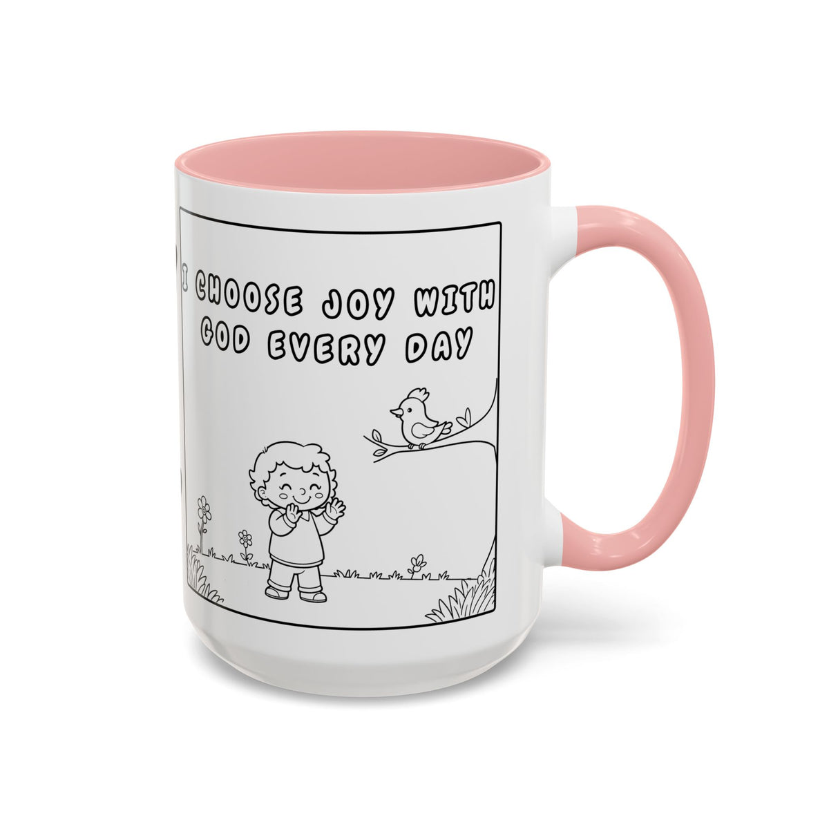 I Choose Joy With God Every Day — Christian Coffee Mug —  Accent Mug (11/15oz)