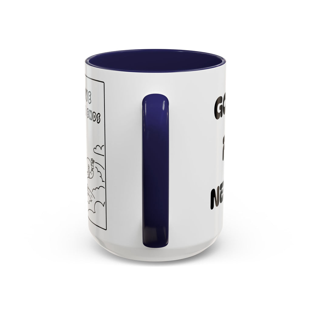 Gods Love For Me Never Ends — Inspirational Accent Mug —  (11/15oz)