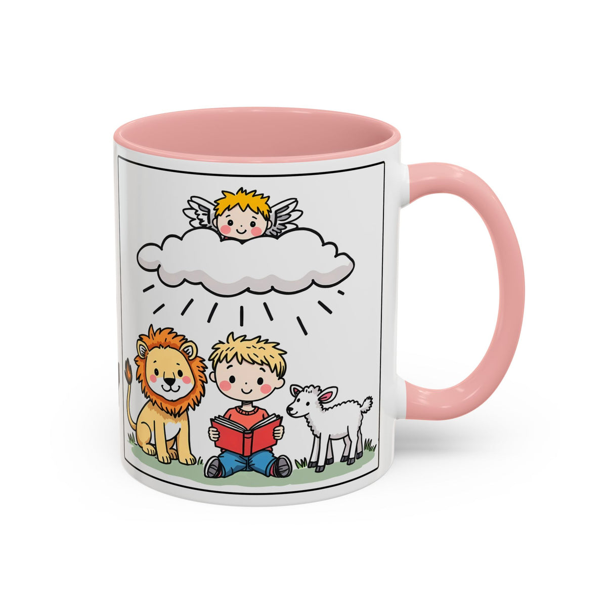 I Read About God Every Day II — Kids Christian Accent Coffee Mug (11/15oz)