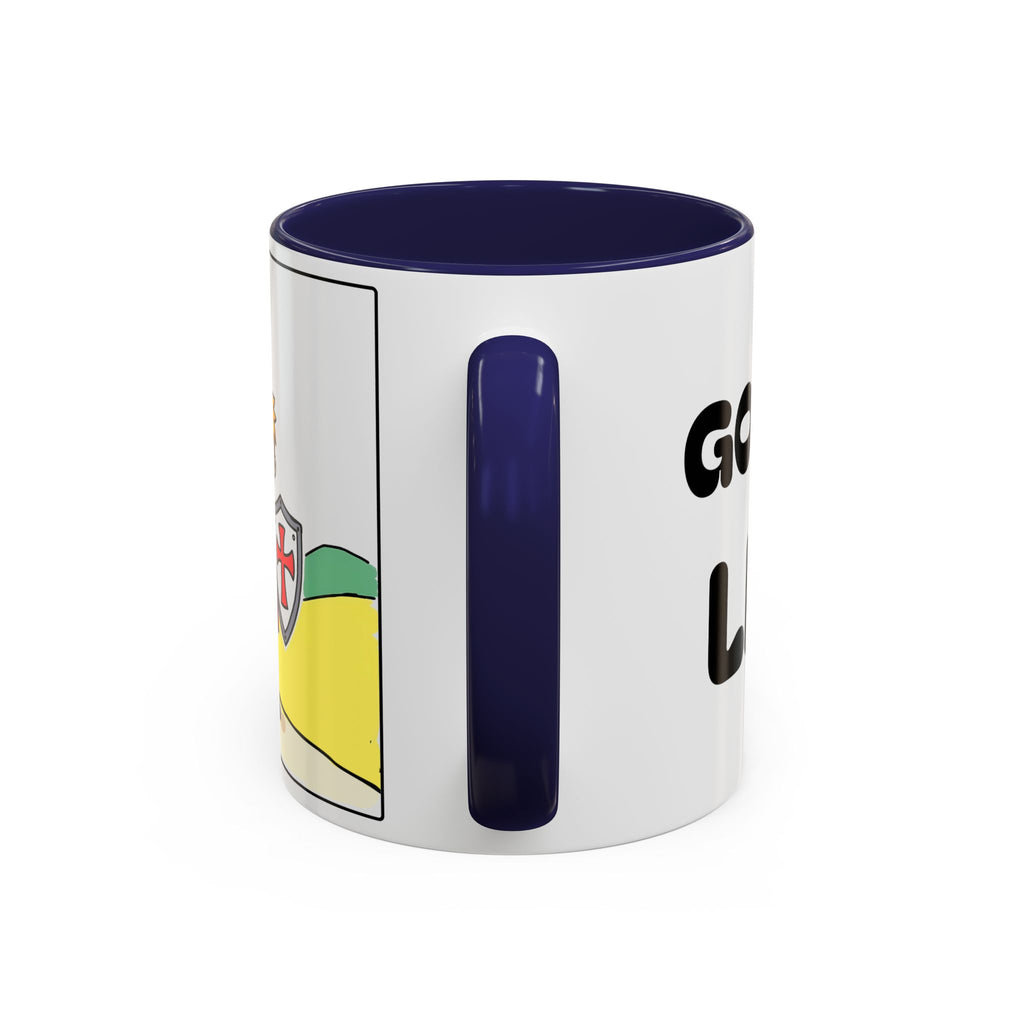 God Is My Light II  —  Accent Coffee Mug – Inspirational Christian Faith Mug (11/15oz)