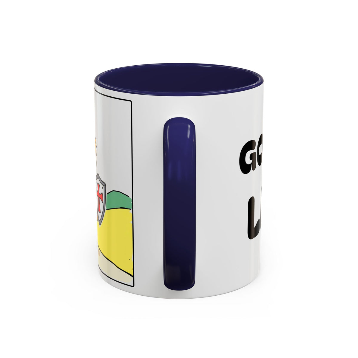 God Is My Light II  —  Accent Coffee Mug – Inspirational Christian Faith Mug (11/15oz)