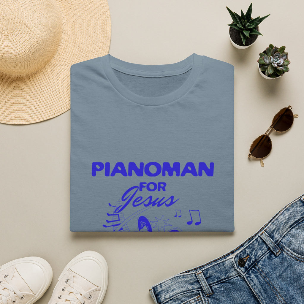 Pianoman for Jesus T-Shirt — Christian Musician Tee