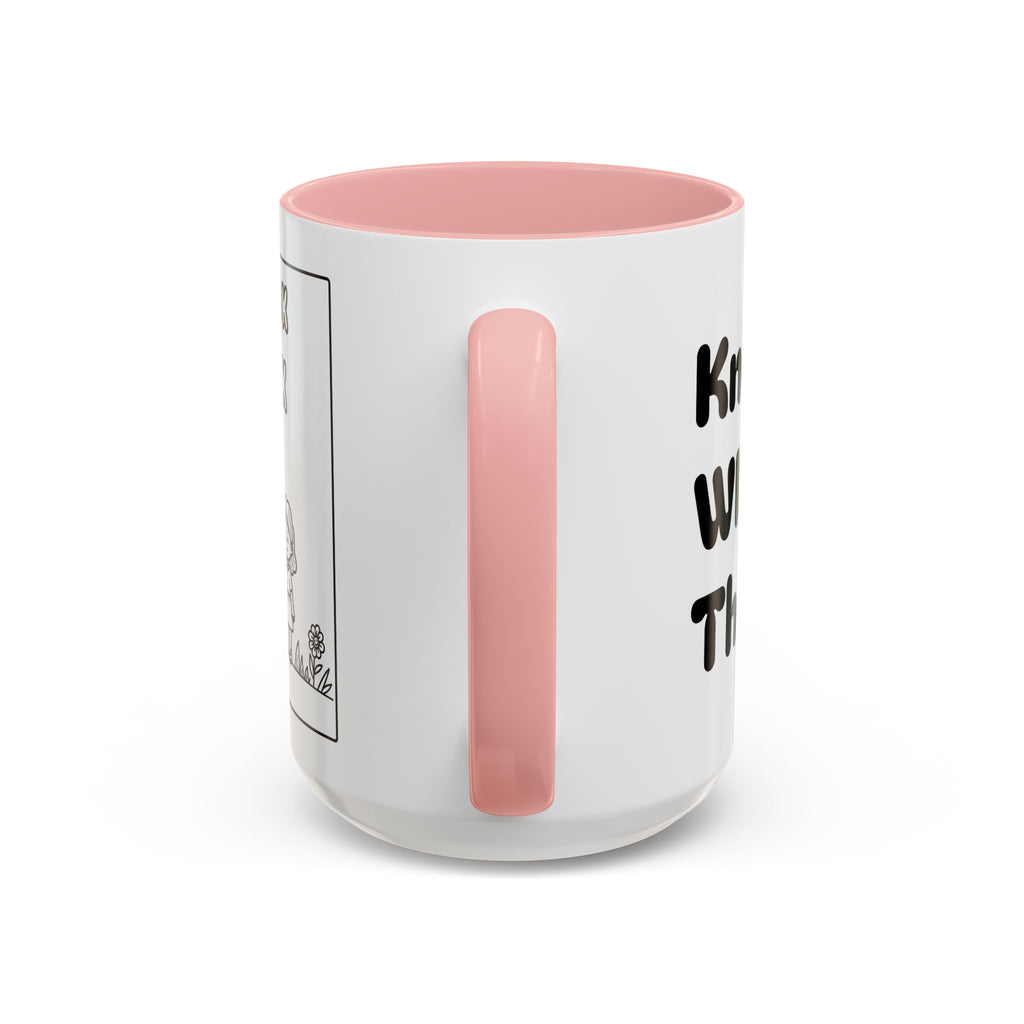 Knock And I WILL Open The DOOR! – Inspirational  Christian Encouragement Tea Cup (11/15oz)