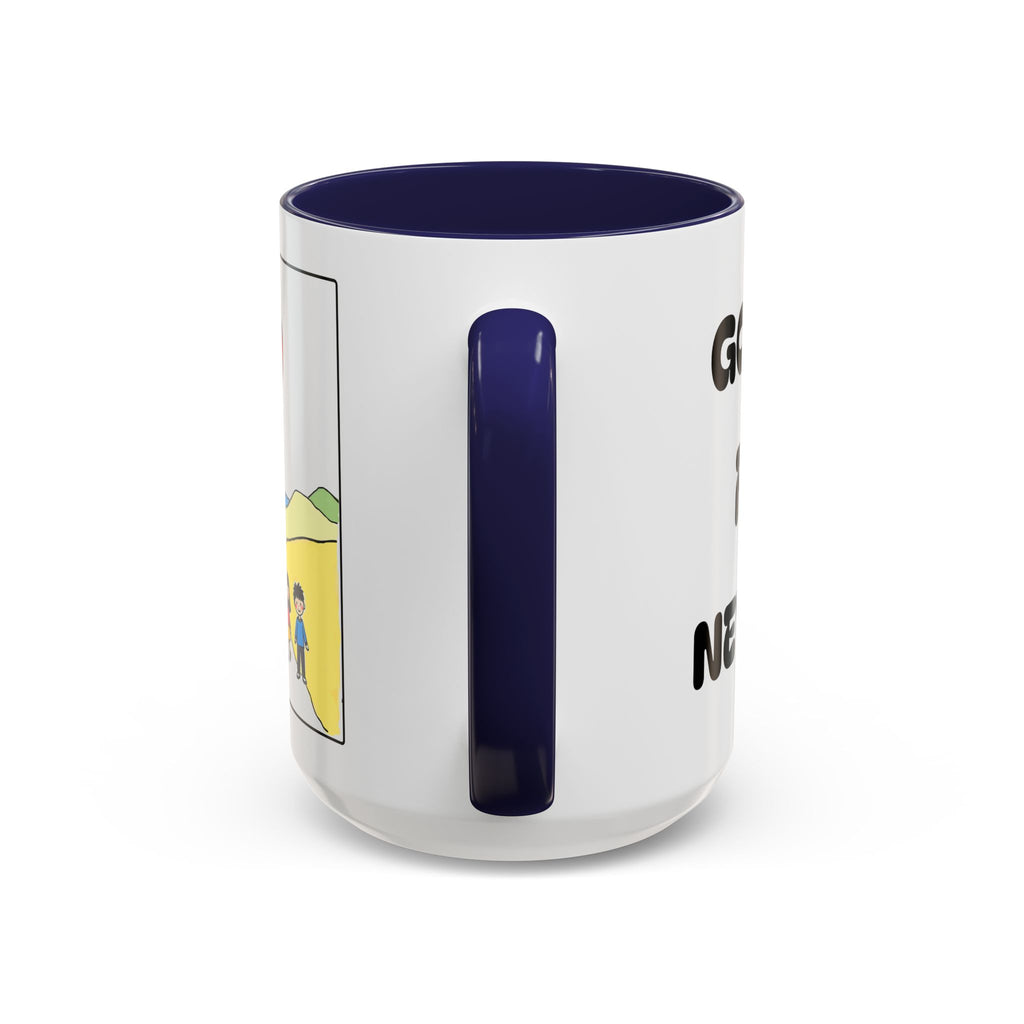 Gods Love For US Never Ends — Inspirational Accent Mug —  (11/15oz)