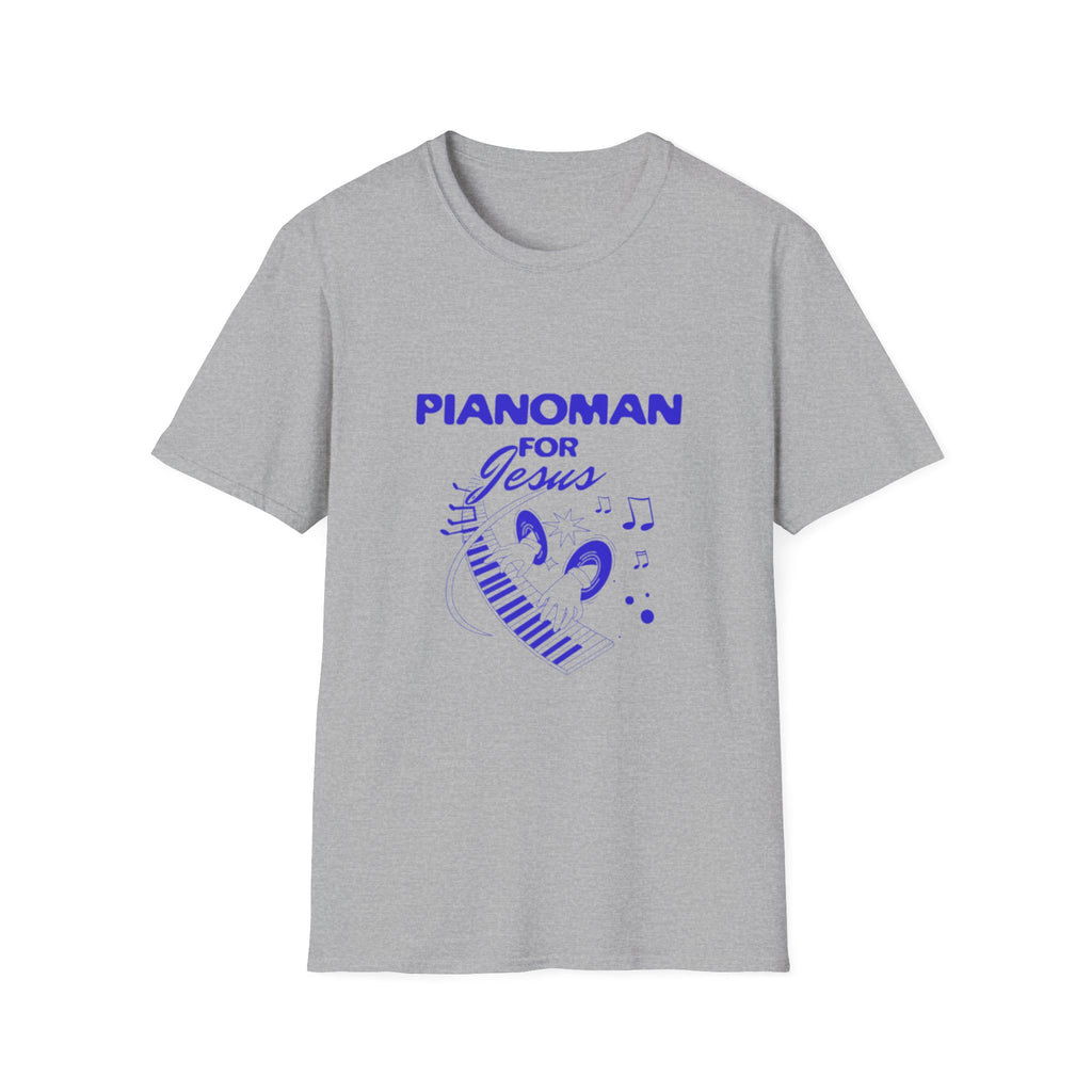 Pianoman for Jesus T-Shirt — Christian Musician Tee