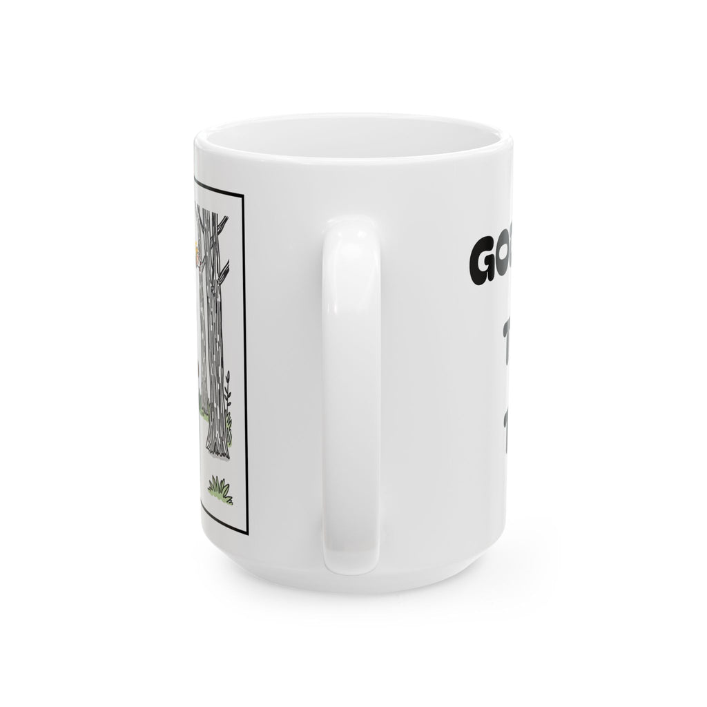 God Waiting To Talk To You — Ceramic Mug  — Coffee Cup (11oz & 15oz)