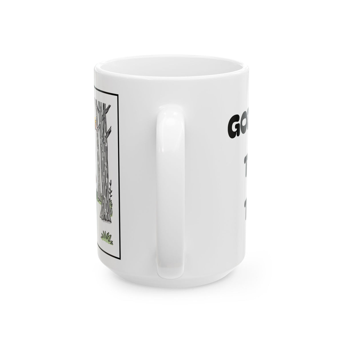 God Waiting To Talk To You — Ceramic Mug  — Coffee Cup (11oz & 15oz)