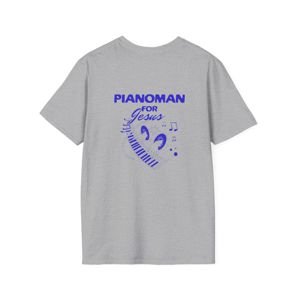 Pianoman for Jesus T-Shirt — Christian Musician Tee