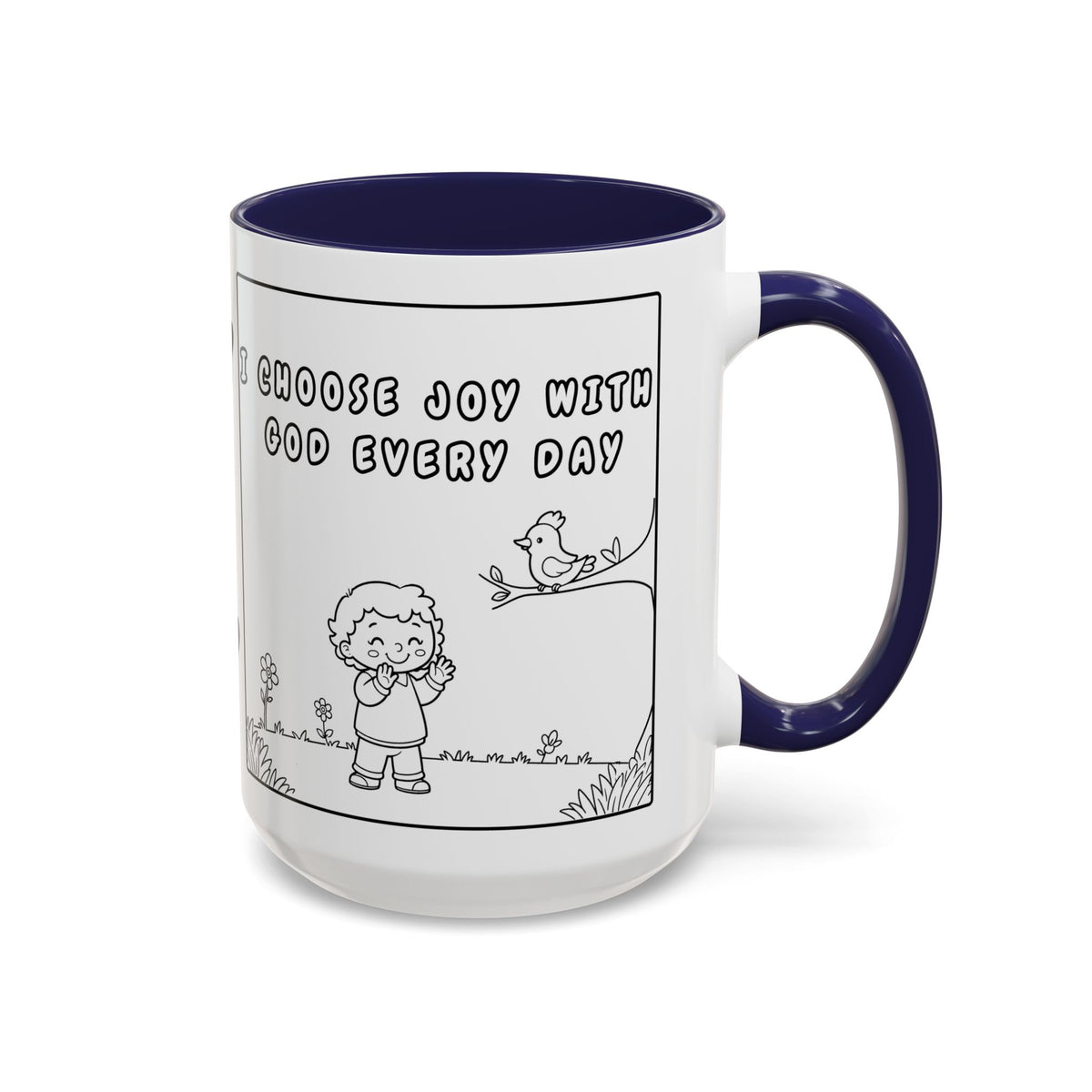 I Choose Joy With God Every Day — Christian Coffee Mug —  Accent Mug (11/15oz)
