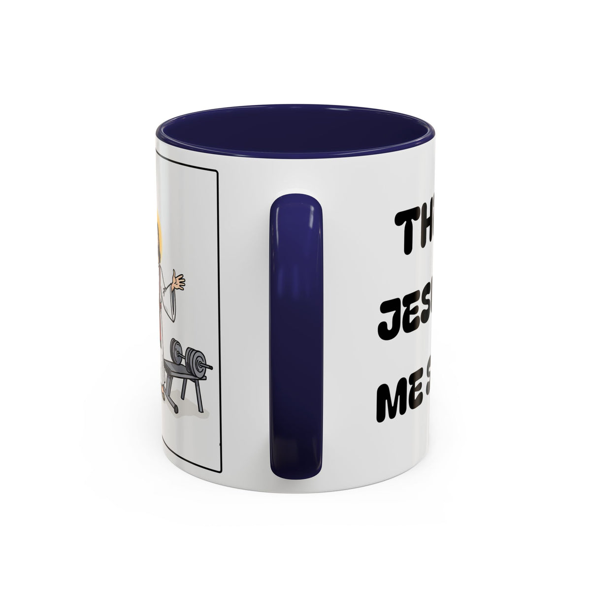 The Joy of Jesus Makes Me Stronger II — Religious Coffee Mug —  Accent Mug