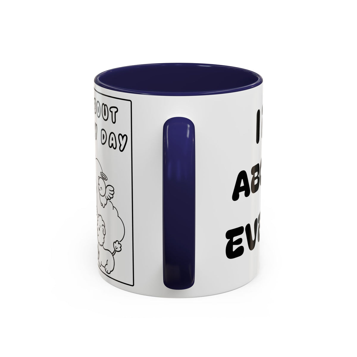 I Read About God Every Day — Kids Christian Accent Coffee Mug (11/15oz)