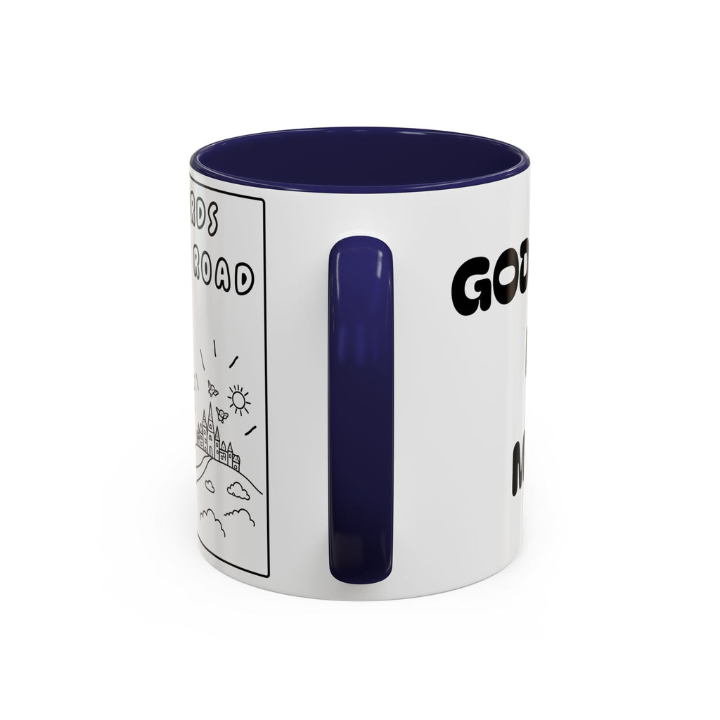 Gods Words Light My Road  - Accent Coffee Mug