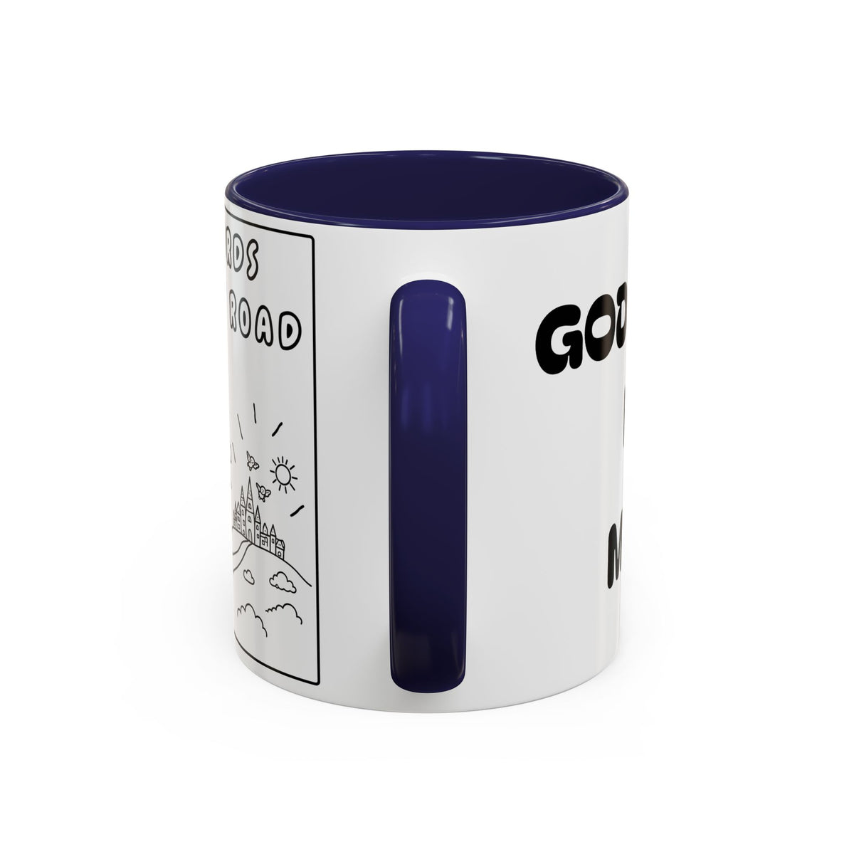 Gods Words Light My Road  - Accent Coffee Mug