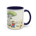 Be Still and Trust God II —  Accent Coffee Mug — Inspirational Christian Scripture Gift (11/15oz)