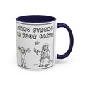 Stand Strong in Your Faith — Accent Coffee Mug — Inspirational Christian Scripture Gift (11/15 oz)