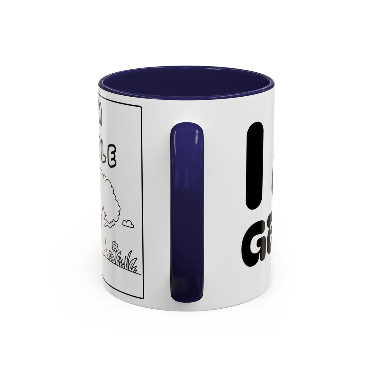 I Am Gentle — Accent Coffee Mug — Inspirational Kids Affirmation Ceramic Mug (11/15oz)