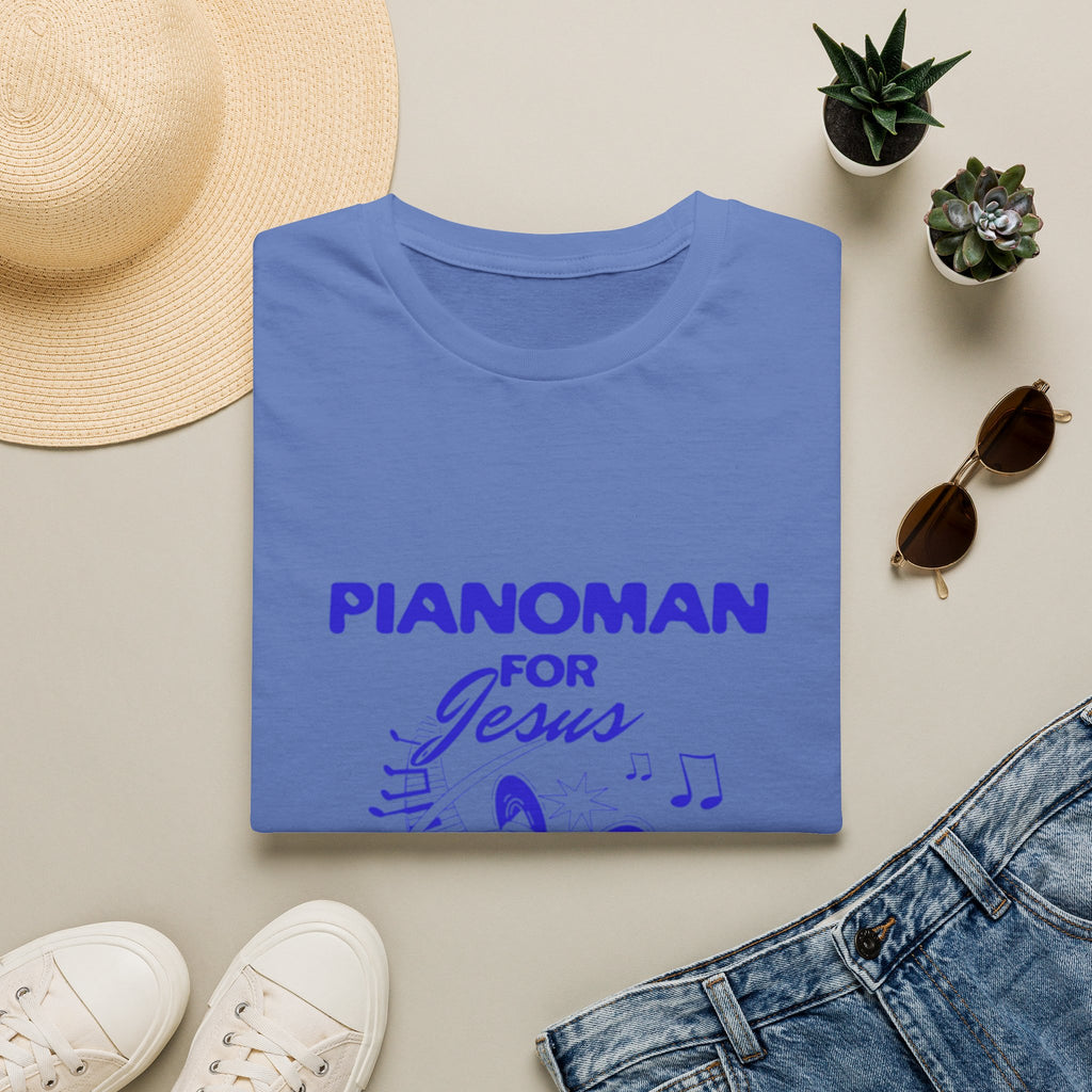 Pianoman for Jesus T-Shirt — Christian Musician Tee