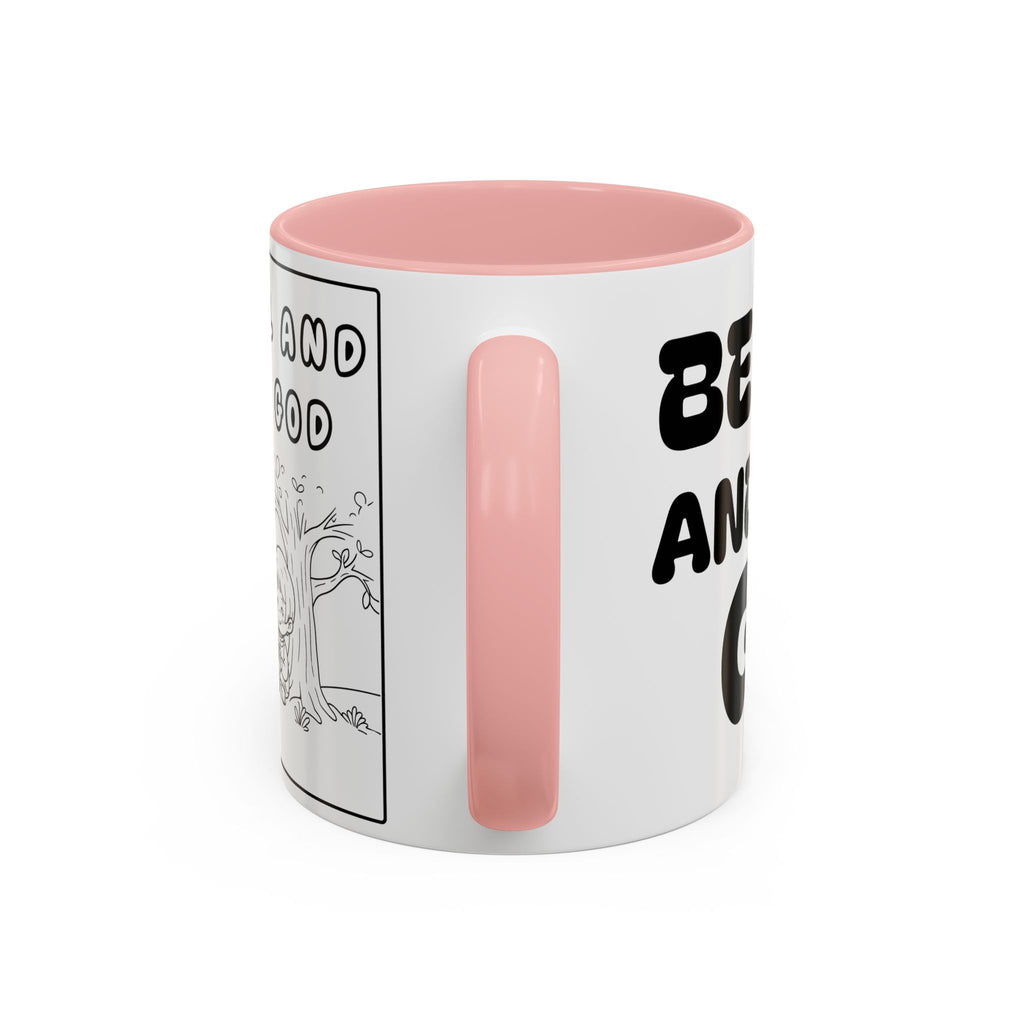 Be Still and Trust God  —  Accent Coffee Mug — Inspirational Christian Scripture Gift (11/15oz)