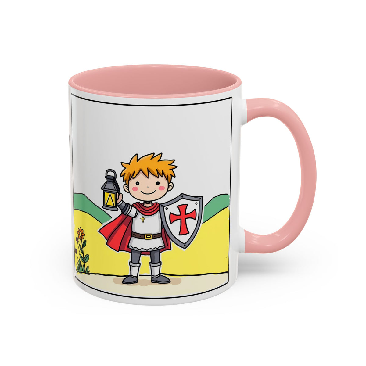 God Is My Light II  —  Accent Coffee Mug – Inspirational Christian Faith Mug (11/15oz)