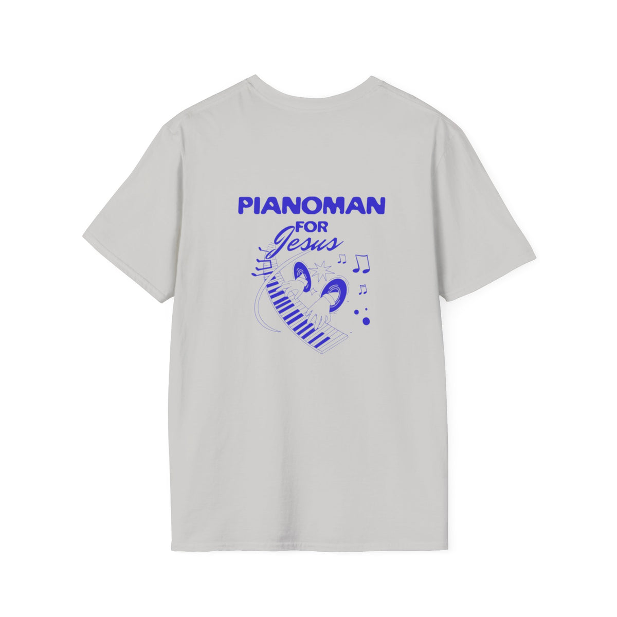Pianoman for Jesus T-Shirt — Christian Musician Tee