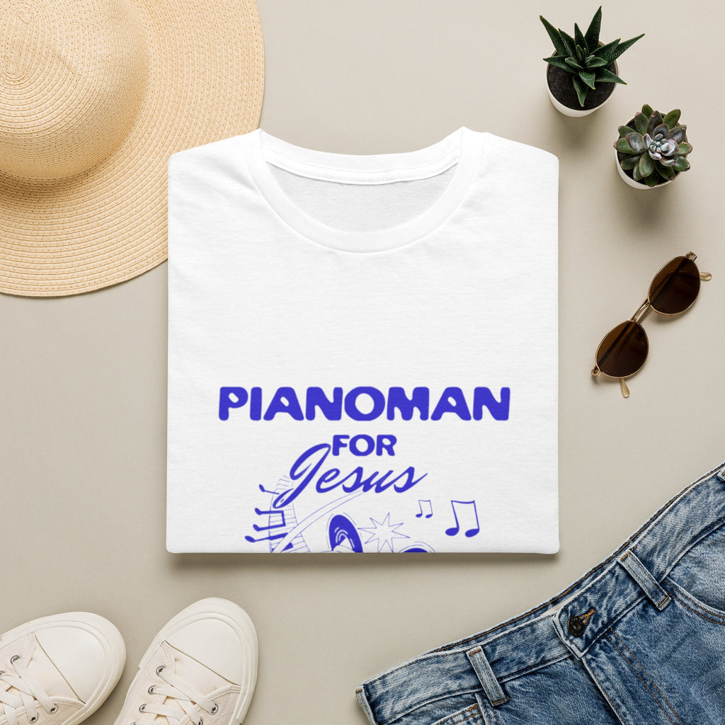 Pianoman for Jesus T-Shirt — Christian Musician Tee