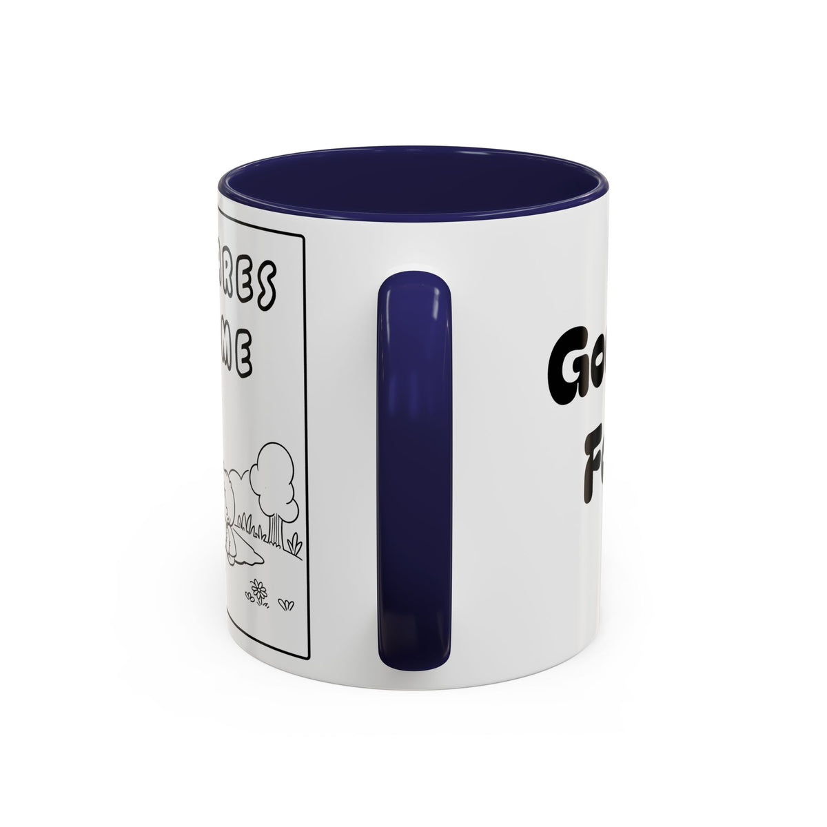 God Cares For Me — Accent Coffee Mug — Inspirational Faith Nursery Design (11/15 oz)