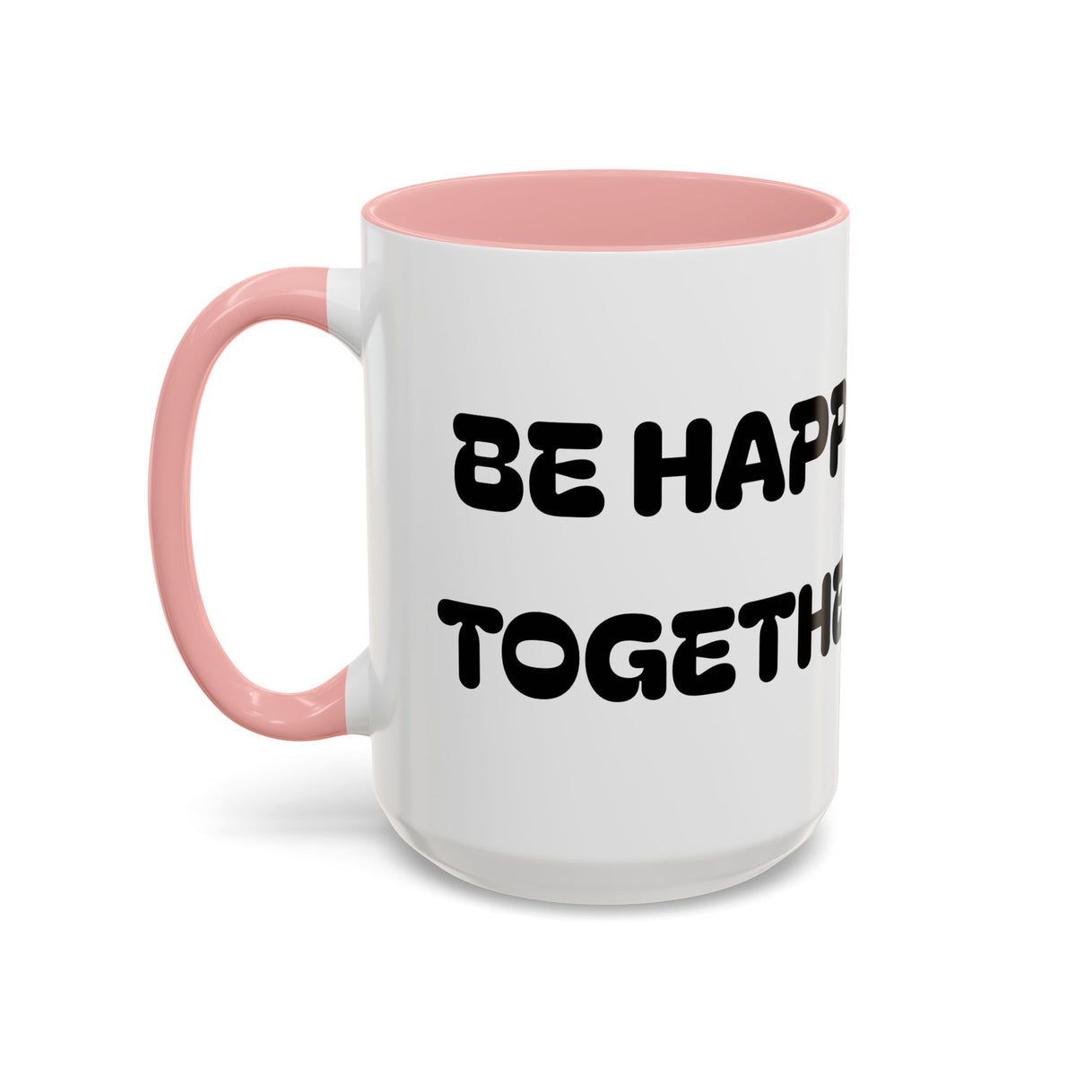 Be Happy Together — Accent Coffee Mug — Kids Balloons Doves Ceramic Gift (11/15oz)