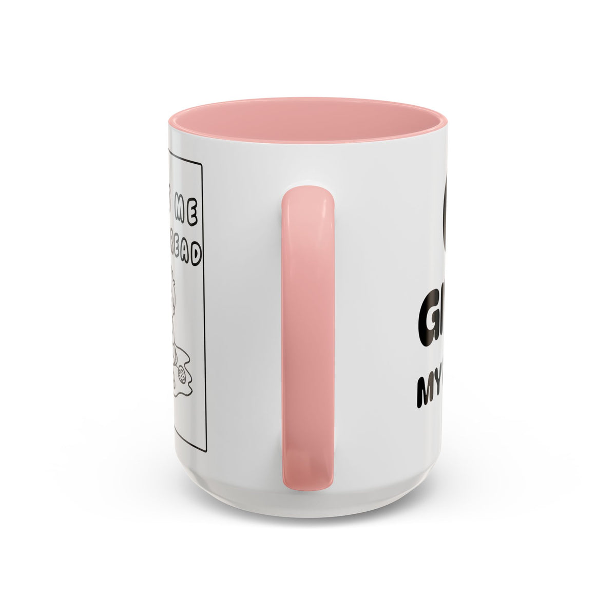 God Gives Me My Daily Bread — Daily Bread Accent Coffee Mug —  Inspirational Christian Mug