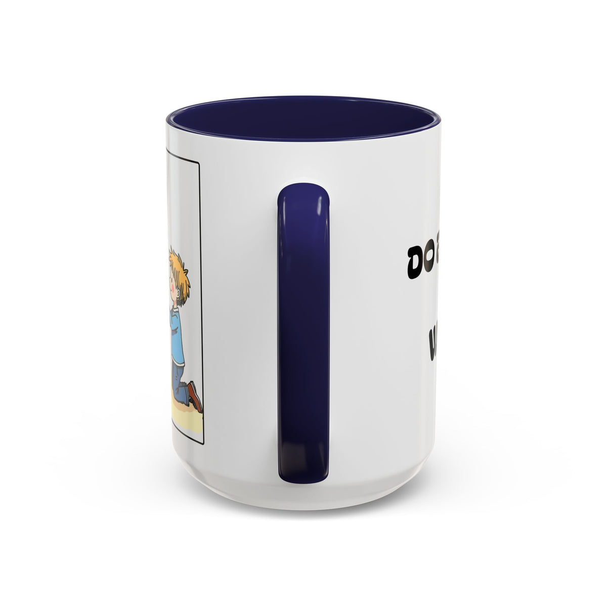Do Everything With Love II —  Accent Coffee Mug — Inspirational Kid-Friendly Ceramic Mug (11/15oz)