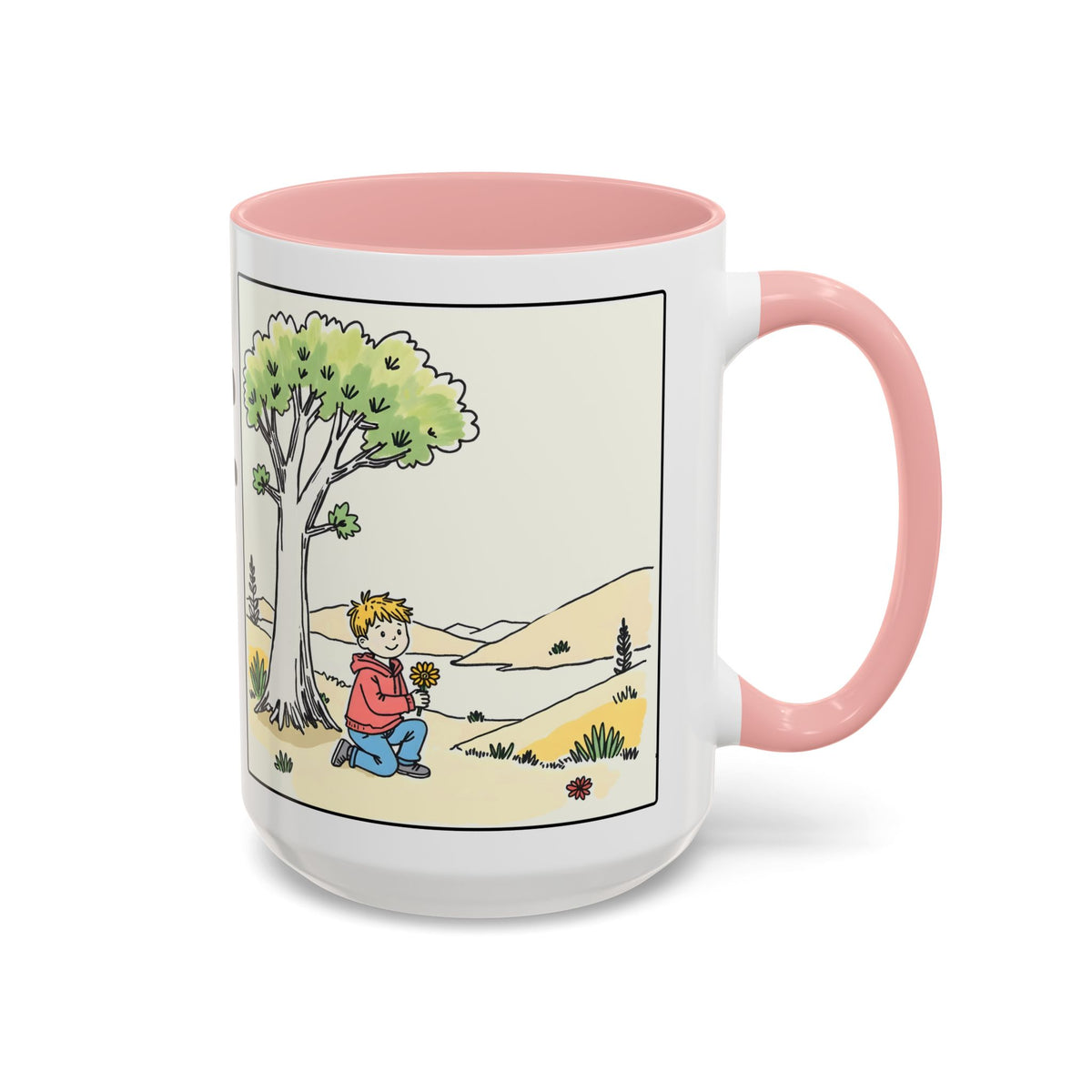 Be Still and Trust God II —  Accent Coffee Mug — Inspirational Christian Scripture Gift (11/15oz)