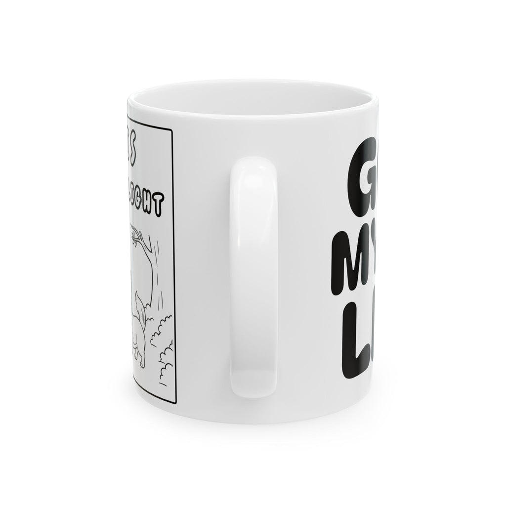 God Is My Only Light — Coffee Mug — Cute Pet Cartoon Mug (11oz, 15oz)