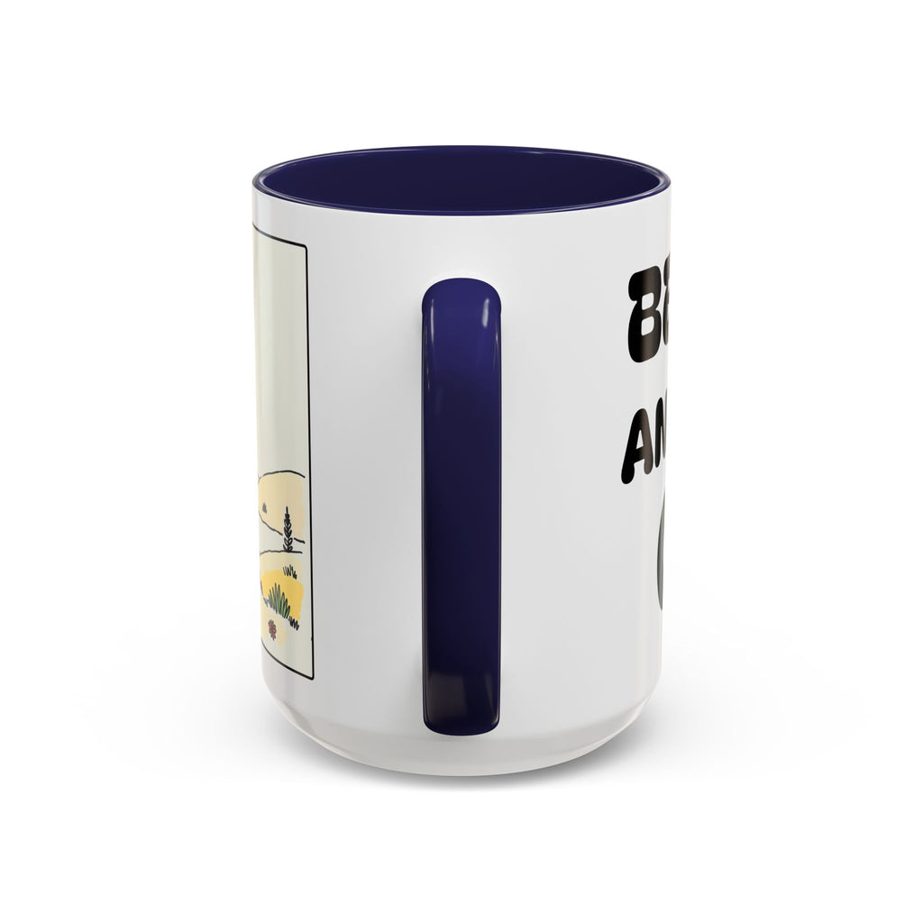 Be Still and Trust God II —  Accent Coffee Mug — Inspirational Christian Scripture Gift (11/15oz)