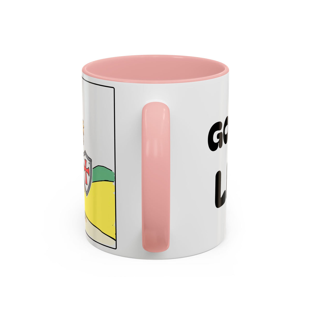 God Is My Light II  —  Accent Coffee Mug – Inspirational Christian Faith Mug (11/15oz)