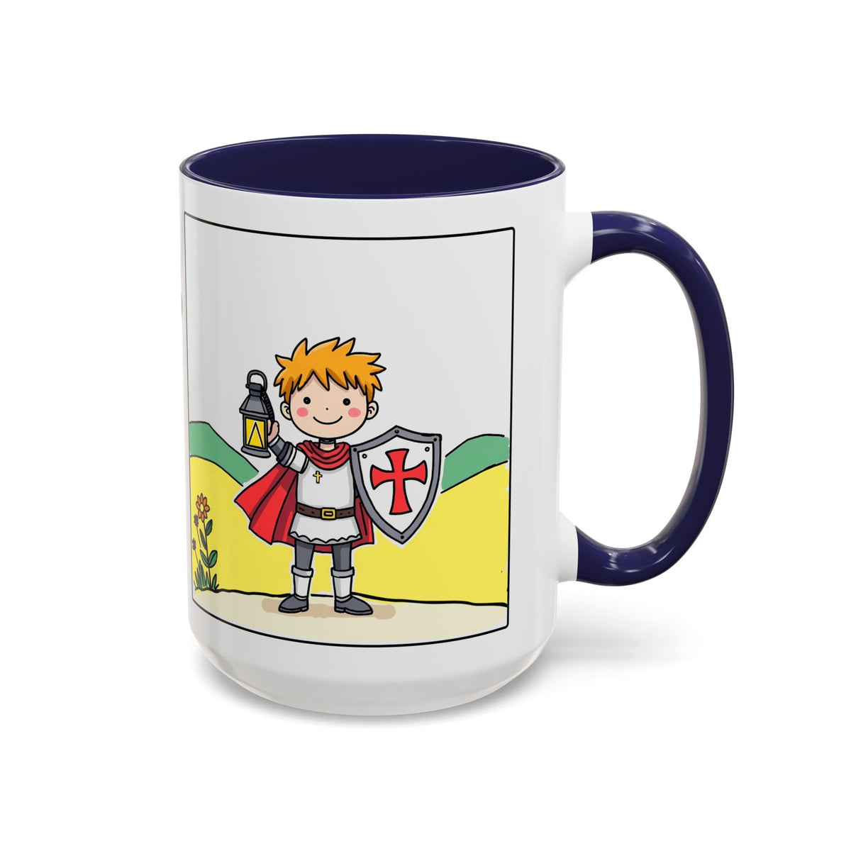 God Is My Light II  —  Accent Coffee Mug – Inspirational Christian Faith Mug (11/15oz)