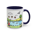 God Loves Me — Accent Coffee Mug —  Inspirational Kids Scene Ceramic Mug (11/15oz)