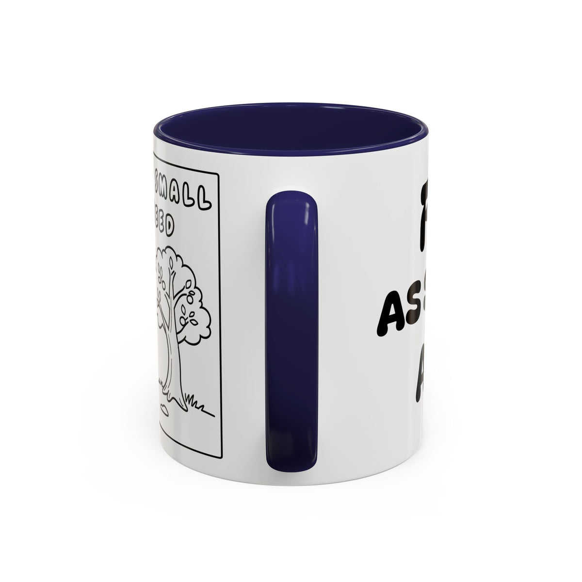 Faith As Small As A Seed — Accent Coffee Mug — Inspirational Christian Coffee Cup (11oz & 15oz)