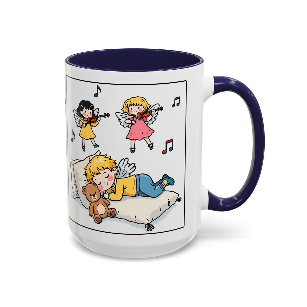 Jesus Helps Me Rest When Im Tired — Religious Accent Coffee Mug —