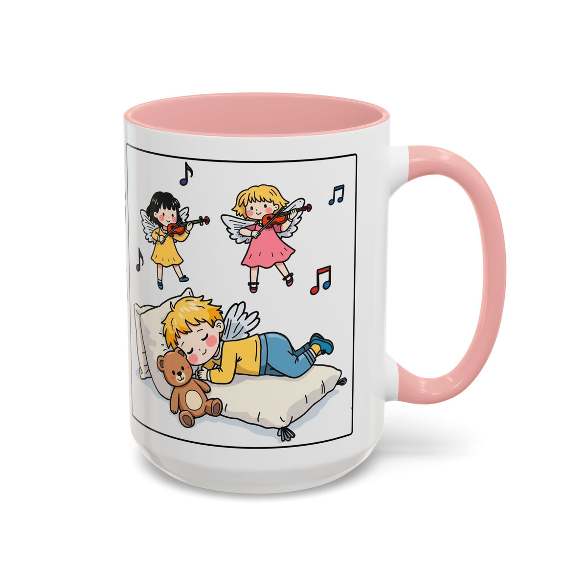 Jesus Helps Me Rest When Im Tired — Religious Accent Coffee Mug —