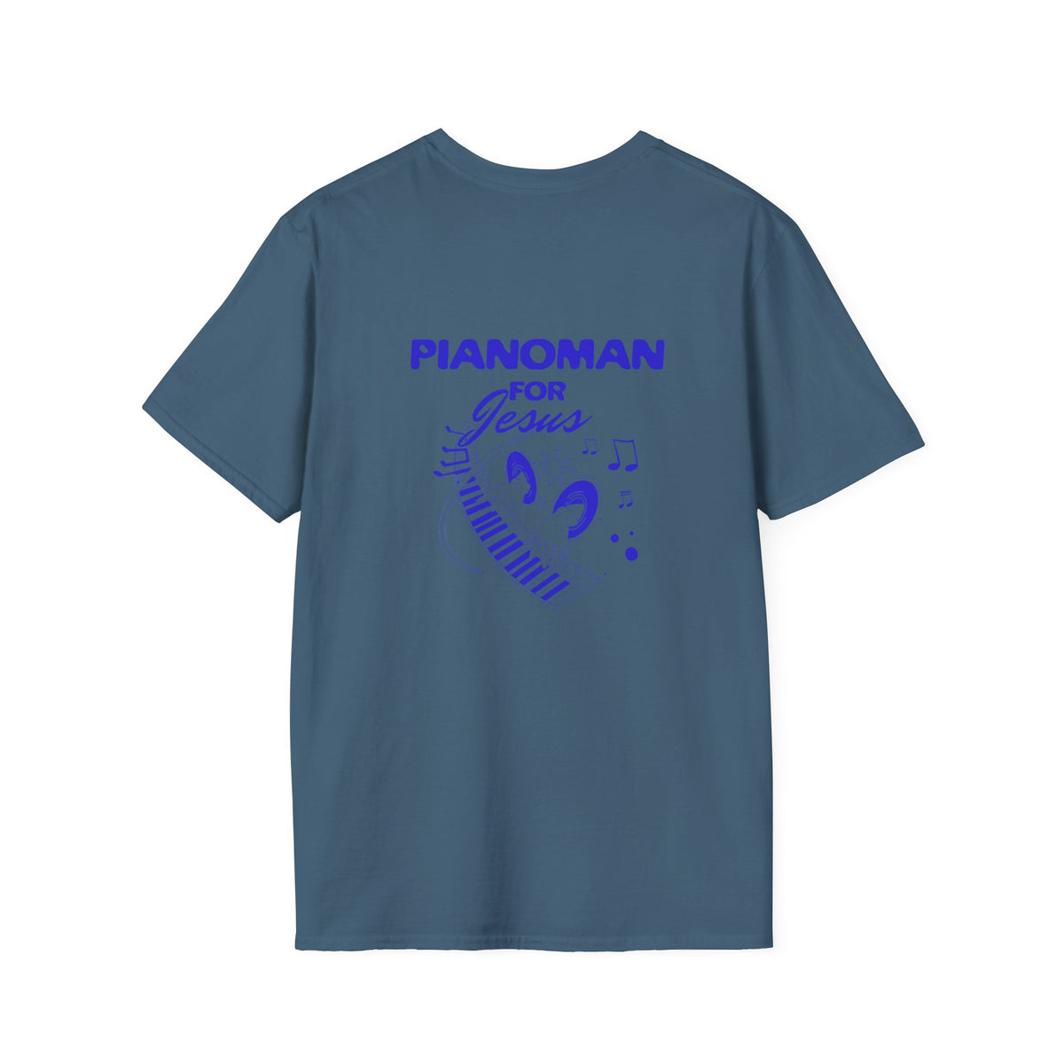 Pianoman for Jesus T-Shirt — Christian Musician Tee