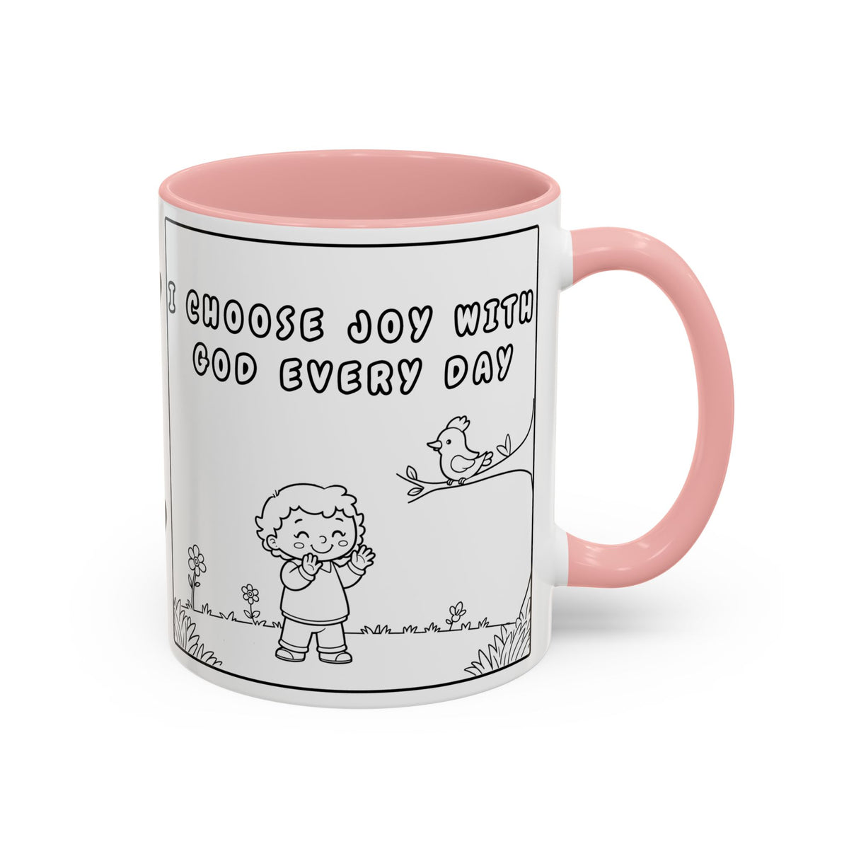 I Choose Joy With God Every Day — Christian Coffee Mug —  Accent Mug (11/15oz)